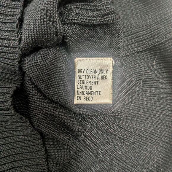 Vintage Evan-Picone 100% Silk Ribbed Mock-Turtleneck, Size L - Picture 8 of 8